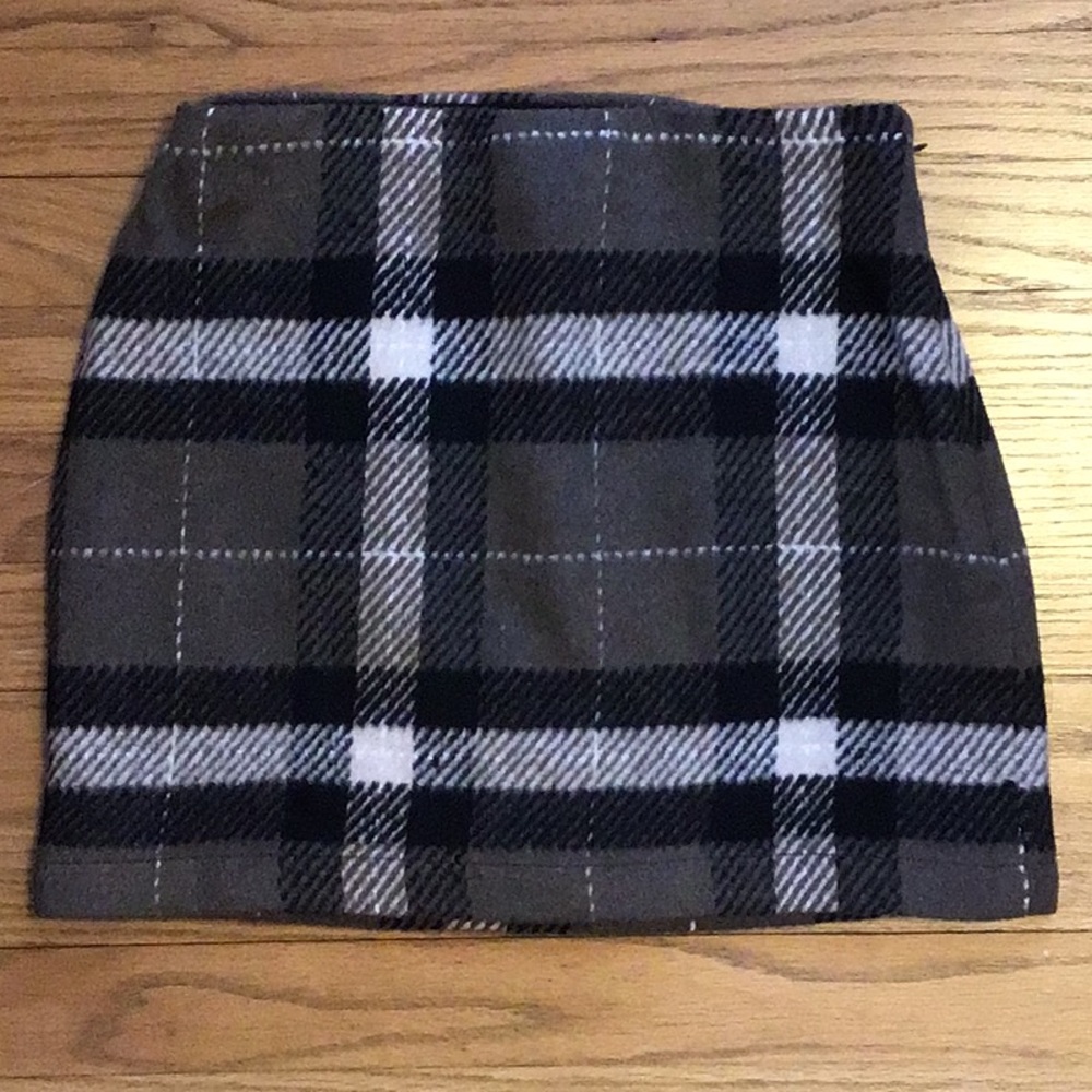The Workshop Plaid Mini Skirt